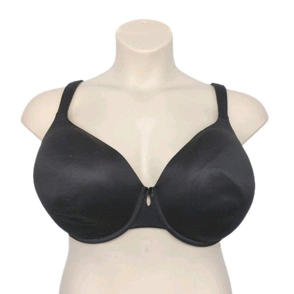Lane Bryant Cacique Bra Intuition Full Coverage Lined Black Size 38H